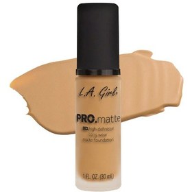 تصویر کرم پودر مات ال ای گرل | L.A Girl PRO Matte Foundation | Natural 674 L.A Girl PRO Matte Foundation