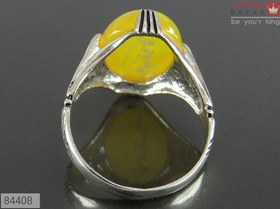 تصویر انگشتر نقره شرف الشمس مردانه 