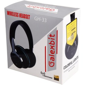 تصویر هدفون بلوتوثی رم خور Galexbit GH-33 Galexbit GH-33 Bluetooth Headset