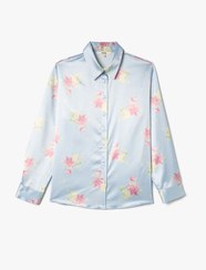 تصویر پیراهن زنانه آبی کوتون | 4SAK60347PW اورجینال 