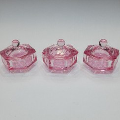 تصویر گوده لیکوئید ناخن کریستال درب دار رنگی 