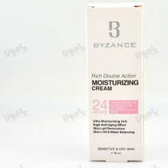 تصویر کرم آبرسان بیزانس مناسب پوست خشک و حساس حجم ۴۰ میلی لیتر 