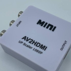 تصویر مبدل مینی مدل AV به HDMI Mini AV To HDMI Converter