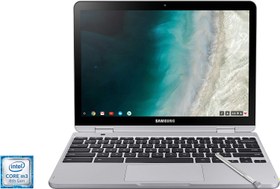 تصویر Samsung Chromebook لپ تاپ Plus V2 2-in-1 مدل ‎XE520QAB-K03US / رم4GB / حافظه64GB eMMC / پردازندهCeleron / کارت گرافیک ‎Intel HD Graphics 615 /دوربین 13 مگاپیکسلی، سیستم عامل کروم، 12.2 اینچ، نسبت تصویر 16:10- تیتان سبک K03US 
