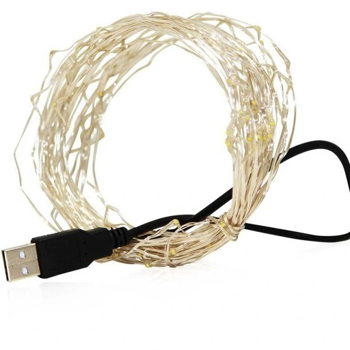 خرید و قیمت ریسه نور LED مدل RGB و 5متر و USB | ترب