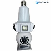 تصویر دوربین لامپی چرخشی سه لنز 12 مگاپیکسل رمخور 