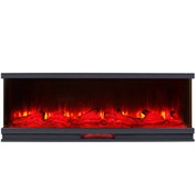 تصویر شومینه برقی سه بعدی طول 140 سانتی متر 140 cm long 3d electric fireplace