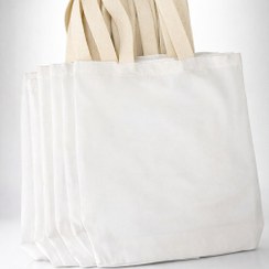 تصویر ساک خرید توت‌بگ خام پارچه متقال ظریف 