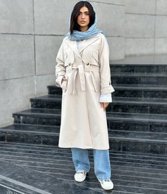 تصویر بارانی شایگان سرمه ای 