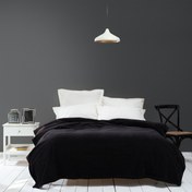 تصویر پتو دو نفره کاراجاهوم Joena مشکی 