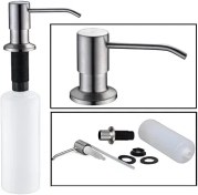 تصویر جا مایع ظرفشویی پمپی مخفی استیل ضد زنگ 