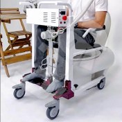 تصویر صندلی انتقال بیمار-بالابر سرویس بهداشتی برقی مدل PMU-100 