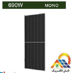 تصویر پنل خورشیدی 690 وات مونوکریستال دو طرفه برند Trina solar 