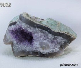 تصویر سنگ زینتی ژئود آمیتیست 