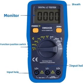 تصویر مولتی متر DM6243B (DT) 