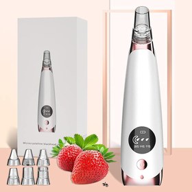 تصویر میکرودرم و پاکننده صورت LY-9128 همراه 6 سری Blackhead Remover Pore Vacuum,Facial Pore Cleaner,Electric Acne Comedone Whitehead Extractor Tool Skin Care Tool, 6 Probe USB Rechargeable Blackhead Tools for Men and Women