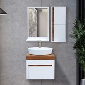 تصویر روشویی کابینتی تولیدی حبیبی سایز 40*60 کد RO-0021 - فولست (کامل) 