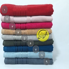 تصویر حوله حمامی ترک حوله حمامی دو رویه گره