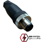 تصویر سوکت بدون سیم 5پین قطر12 مستقیم نری 