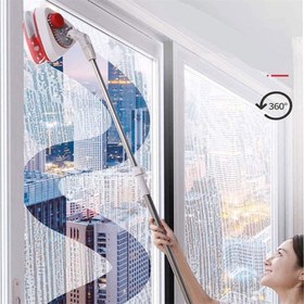 تصویر Window Cleaner Tool Double-Sided Magnetic Glass Cleaner Wiper for High-Rise Single Double Thick Glazed Windows,Thickness 5-26 MM 