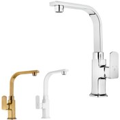 تصویر شیر روشویی متحرک کاویان مدل نیلا Nila model Kavian mobile washbasin faucet