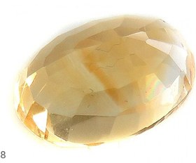 تصویر نگین سیترین خوش رنگ درشت کد 17118 