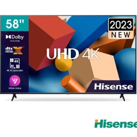 تصویر تلویزیون هایسنس مدل 58A61K Hisense 58A61K 58 Inch 4K UHD Smart Tv