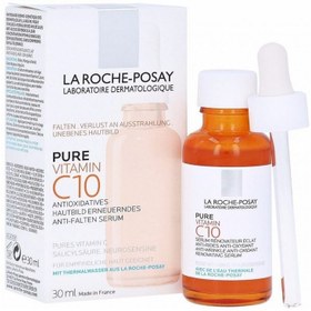 تصویر سرم ویتامین سی لاروش پوزای مدل C10 حجم 30 میل غیراصل La Roche Posay Vitamin C Serum C10 Volume 30 ml