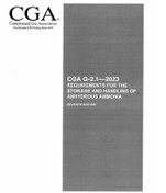 تصویر CGA G-2.1-2023- Requirements for the Storage and Handling of Anhydrous Ammonia- دانلود استاندارد 