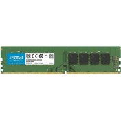 تصویر رم کامپیوتر کروشیال تک کاناله مدل CT8 فرکانس 2666 مگاهرتز DDR4 تایمینگ CL19 حافظه 8 گیگابایت Crucial CT8 Single Channel CL19 2666MHz DDR4 8GB Computer RAM