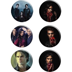 تصویر پیکسل ابیگل طرح سریال خاطرات خون‌ آشام ومپایر دایریز Vampire Diaries کد 011 مجموعه 6 عددی 