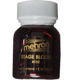 تصویر خون مصنوعی رنگ روشن مرون Mehron Stage Blood 152 Bright Aterial 