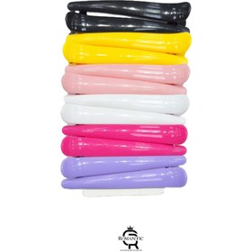 تصویر گیره تقسیم 12 عددی رنگی 