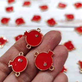 تصویر پلاک انار استیل ۵ عددی 