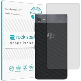 تصویر گلس محافظ پشت گوشی Blackberry Motion مدل نانو هیدروژل شفاف برند راک اسپیس کد 2362S 