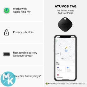 تصویر ردیاب بلوتوث ضد جابجایی برند ATUVOS 