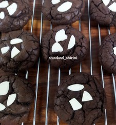 تصویر کوکی دبل چاکلت شیراز/کوکی کافه ای/مناسب عصرانه و پذیرایی/حداقل سفارش ۷عدد - 50گرم 