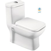 تصویر توالت فرنگی مدل رومینا چینی مینا 