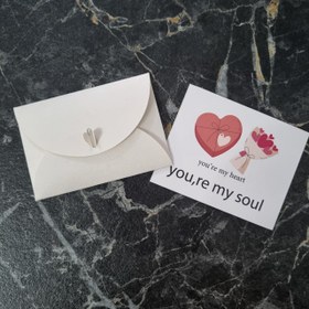 تصویر کارت هدیه با پاکت ( یک عددی ) 