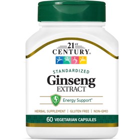 تصویر عصاره جینسینگ ۲۱ سنتری بسته ۶۰ عددی 