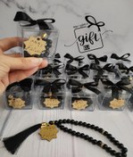 تصویر گیفت تسبیح ترحیم با پلاک اختصاصی 