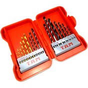 تصویر ست ۱۶ عددی مته چوب و آهن و دیوار (مصرف خانگی/عمومی) برندTAM 