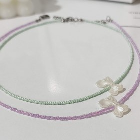 تصویر گردنبند وسط پاپیونی 