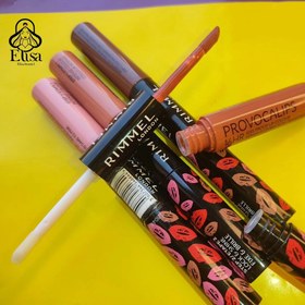 تصویر رژ لب مایع دو سر ریمل لاندن مدل پرووکالیپس (۴ رنگ متنوع) - 110 Rimmel London