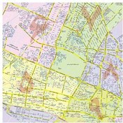 تصویر گیتا شناسی / نقشه مناطق شهرداری / کرج و فردیس 140*100 