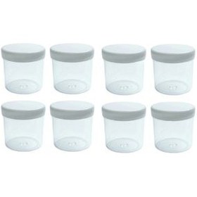 تصویر محفظه نگهداری کرم مدل 60gr بسته ۸ عددی 