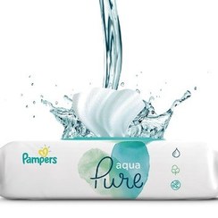 تصویر دستمال مرطوب آکوا پمپرز Pampers 