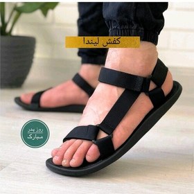 تصویر صندل خارجی ( ویتنامی) مارک کایدو درجه یک . زیره دولایه rubberو eva.رویه برزنت. سایز 40 تا45. 