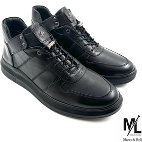 تصویر نیم بوت چرم مردانه | اسپرت |‌ کد:P10 | چرم میخچی 