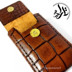 تصویر کیف پاکت سیگار چرم طبیعی 